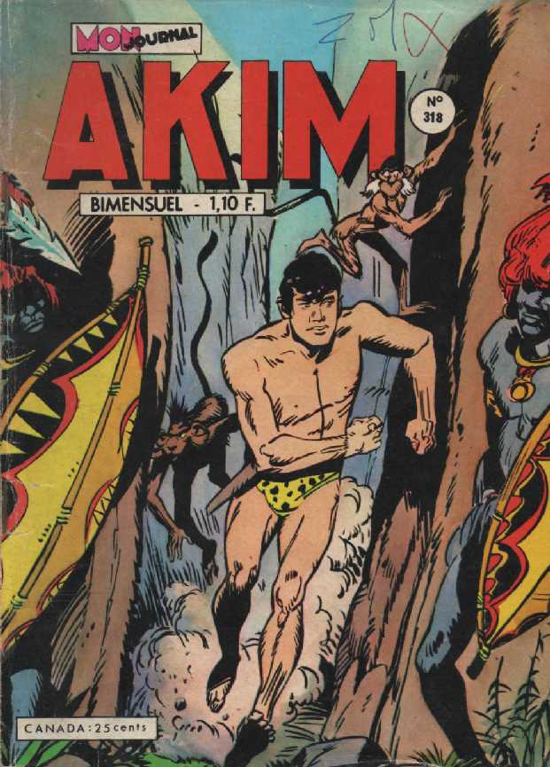 Scan de la Couverture Akim n 318